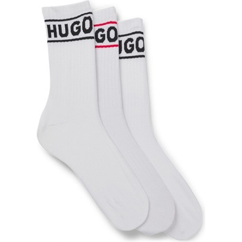 Image 1 of Hugo Чорапи Hugo Women's Sporty Cotton Crew Socks - White