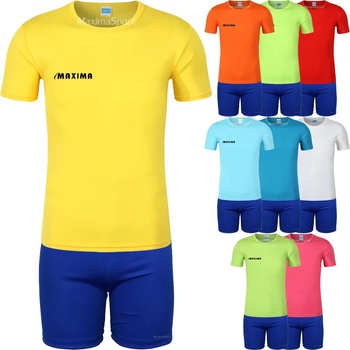 Maxima Детски футболен екип фланелка със сини шорти