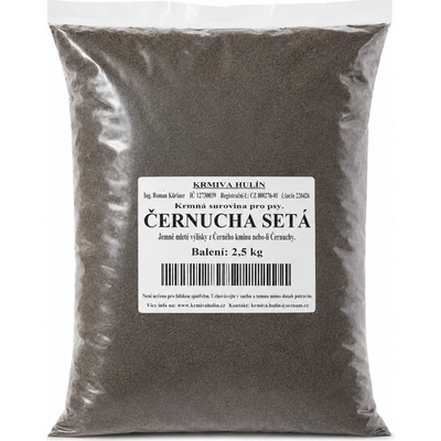 Krmiva Hulín Černý kmín Černucha Setá Jemně mleté výlisky 2,5 kg