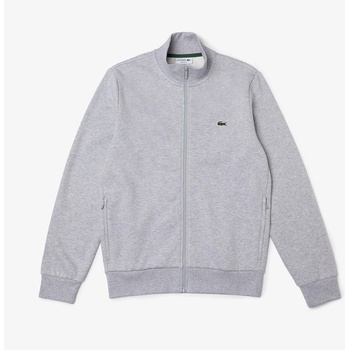Lacoste Поларена блуза Lacoste Men's Basic Full Zip Fleece Top - Light Grey CCA