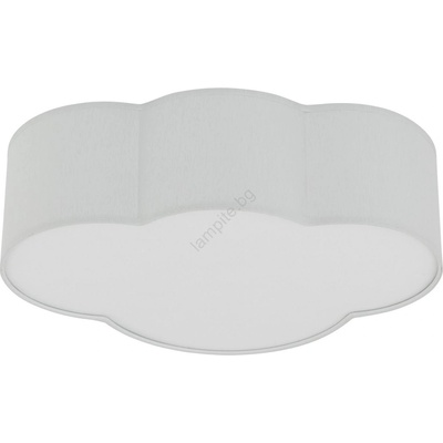Brilagi - Детско таванно осветително тяло NIMBUS MINI 2xE27/15W/230V 31x43 cm сиво (BG2062)