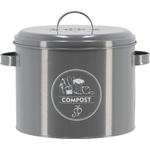 Esschert Design Сив контейнер за компостируеми отпадъци 6, 3 l Secret Du Potager - Esschert Design (ZEE-C2140)