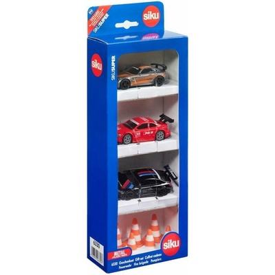 Siku Super set závodní auta s kužely 3ks