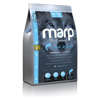 Marp Natural Senior & Light s bílou rybou 2 x 18 kg