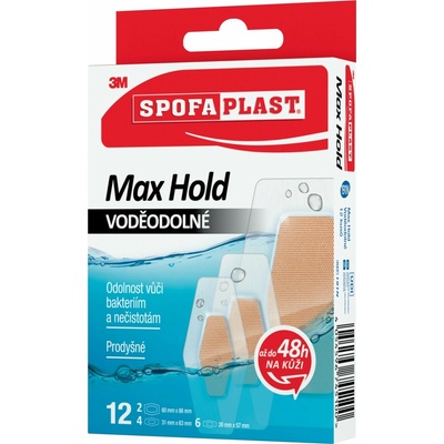 Spofaplast Max Hold Voděodolné náplasti 191N 1 2 ks