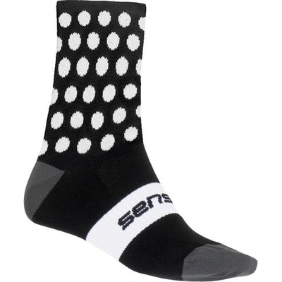 Sensor ponožky DOTS NEW černo/bílé