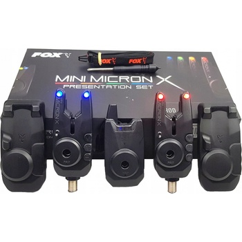 Fox Mini Micron X 2+1 Sada Signalizátorů Černá