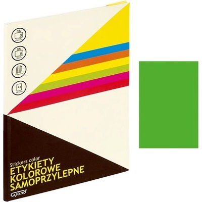Етикети Grand зелен неон 210x297 mm А4 25 л (1110254-60-150-1064)