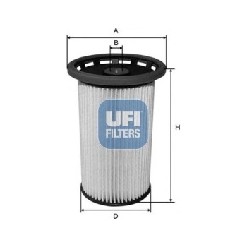 UFI Palivový filtr 26.038.00