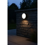  Led аплик quin 10w 3000k d160mm ip65 bl (6249)
