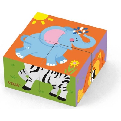 Puzzle kocky Viga 50836 zoo
