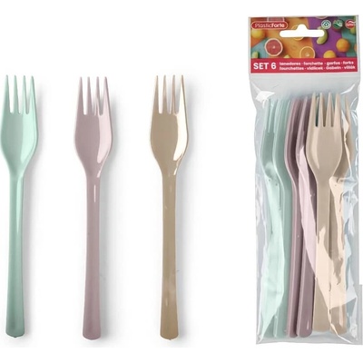 PLASTIC FORTE Vidlička PIKNIKOVÁ SURT plast