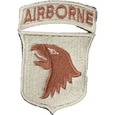 NAVYS Nášivka 101st AIRBORNE DIVISION PÍSKOVÁ