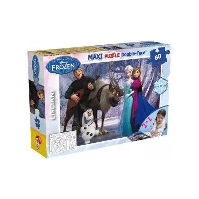 Frozen Двулицев макси пъзел Замръзналото кралство, 46874 Lisciani, 8008324046874