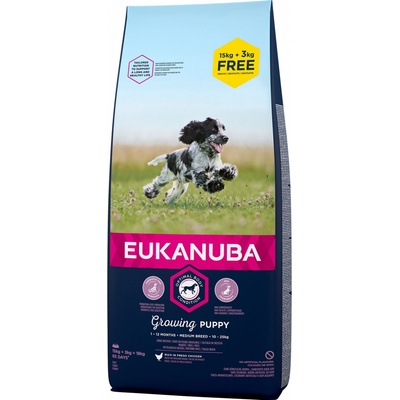 Eukanuba Puppy Medium 18 kg