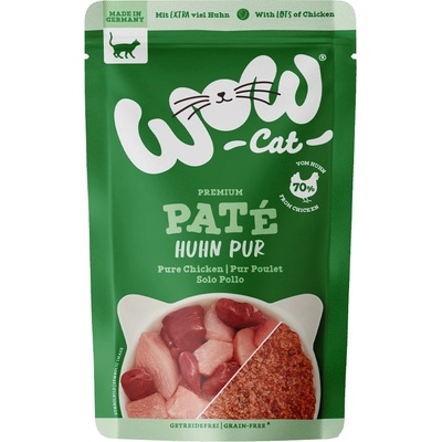 WOW Cat Paté Adult Kuře 125 g