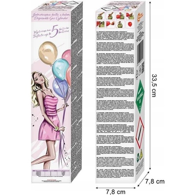 Godan Helium na 5 balonků H05 35 litrů – Zboží Dáma