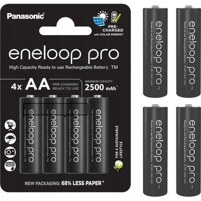 Panasonic Eneloop Pro AA 4ks 3HCDE/4BE – Zboží Živě