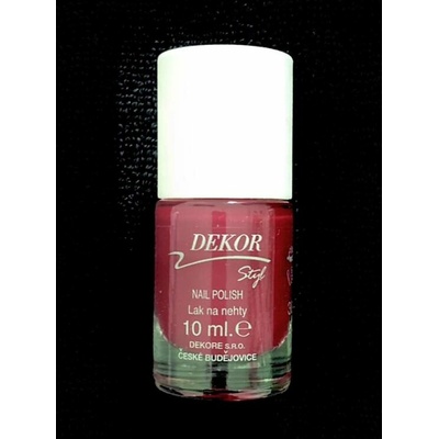 Dekor Burgundy lak na nehty č.38 10 ml