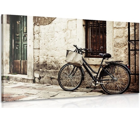 Obraz retro bicykel