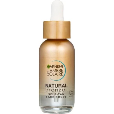 Garnier Ambre Solaire Natural Bronzer Self-Tan Face Drops капки автобронзант за лице 30 ml унисекс