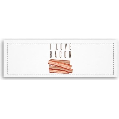 Fotoobraz 150x55 cm panorama I LOVE BACON