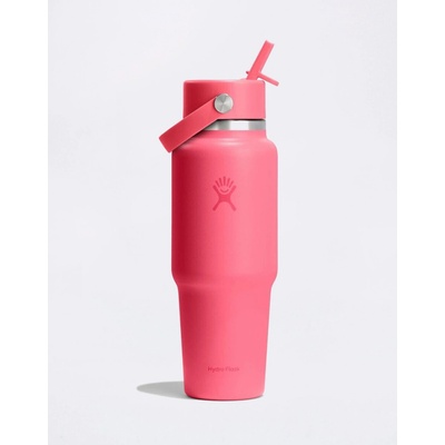Hydro Flask Wide Mouth Travel Bottle with Flex Straw Cap 946 ml Popstar Pink