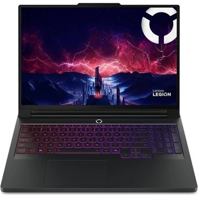 Лаптоп LENOVO Legion Pro 7 16AFR10H, 16" WQXGA (2560x1600) OLED 240Hz, AMD Ryzen 9 9955HX3D (2.5GHz up to 5.4GHz, 16 ядра), NVIDIA GeForce RTX 5080 16GB GDDR7, 64GB DDR5, 2TB SSD M. 2, RGB Backli (83RU003QBM)