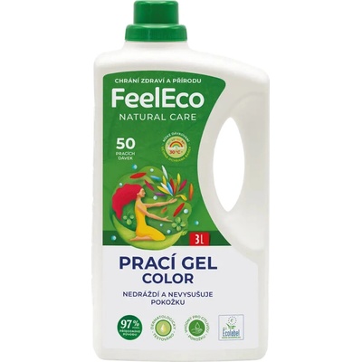 FeelEco Prací gel na barevné prádlo 3 l