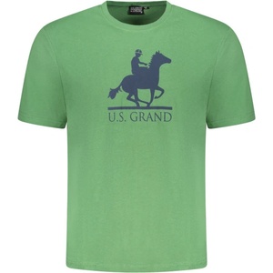 U. s. grand polo Мъжка тениска с къс ръкав us grand polo, Размер m, Цвят Зелен (au02646_ve13verd)
