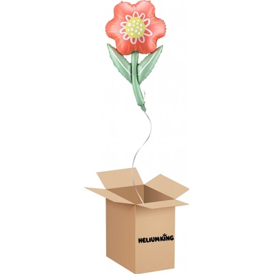 HeliumKing Balónový box Kvet 53x96 cm