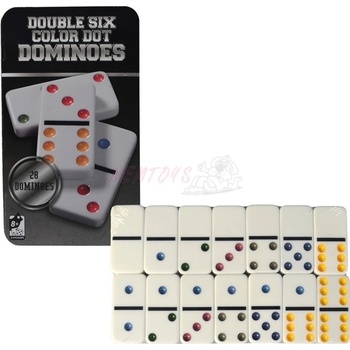 Domino v kovovém boxu 28 ks 19x11cm
