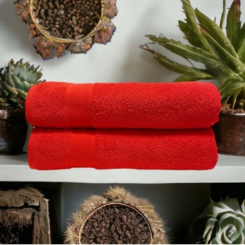 Apex TOP KVALITA osuška 70 x 140 cm červený