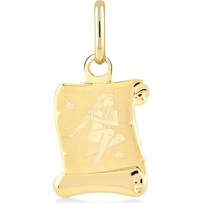 Lillian Vassago Zlatý přívěsek znamení Panna LLV37 GP015