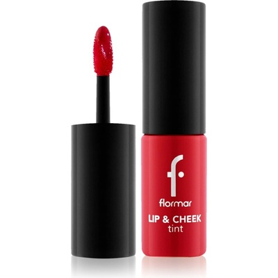 Flormar Lip & Cheek Tint течен руж за устни и скули цвят 001 Scarlet Ruby 6.7ml