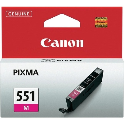 Canon Касета CANON PIXMA IP 7250, PIXMA MG 5450, PIXMA MG 6350 - Magenta ink tank - CLI-551M - P№ 6510B001 - заб. : 300p (BS6510B001AA)