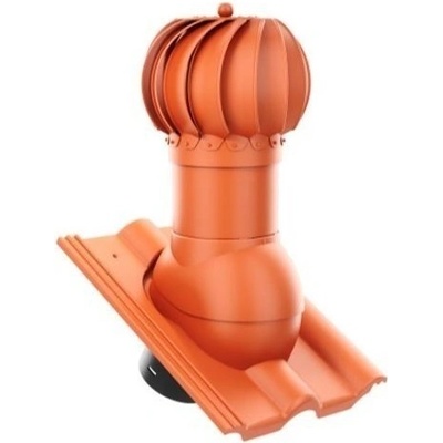 HPI Rotační odvětrávací set pro betonovou krytinu Moravská 150 mm červená