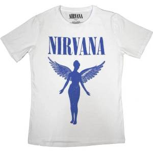 Nirvana Angelic Blue Mono White L Дамски Риза (NIRVTS82LW03)