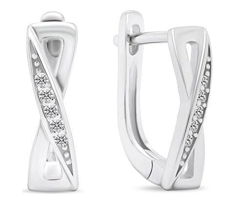 Brilio Silver náušnice EA462W