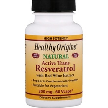 Healthy Origins Active Trans Resveratrol Red Wine Extract 60 kapslí