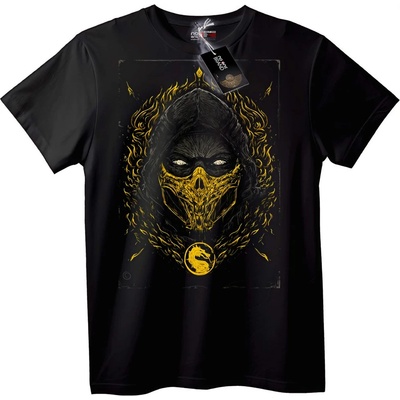 NOONEBRAND Тениска Scorpion от Mortal Kombat - XL, White