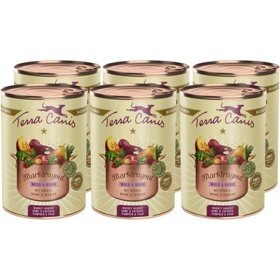 Terra Canis Market Рагу от дивеч и пиле с тиква и круша 6 x 385 г