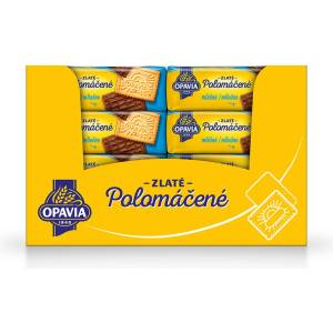 Opavia Златисти полу-потопени млечни бисквити 36 x 100 г