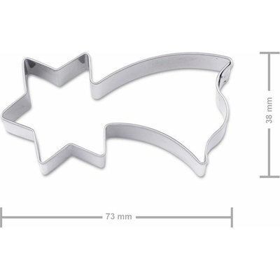 Vykrajovačka kométa 73×38mm - 1 ks