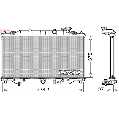 Chladič motora DENSO DRM44044