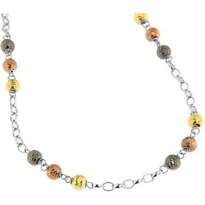 InfinitySilver Strieborný náhrdelník s guľôčkami 33008484