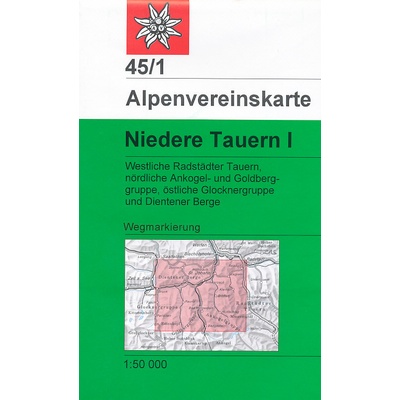 Alpenvereinskarte Niedere Tauern I 45 1