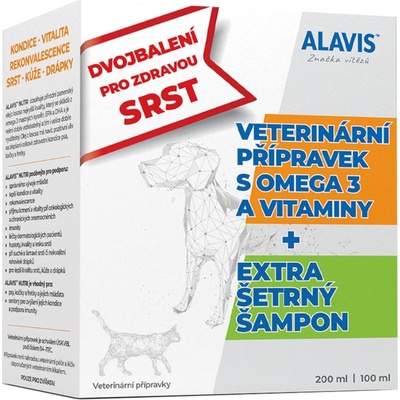 Alavis Nutri 200 ml Šampon extra šetrný 100 ml