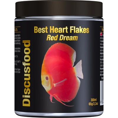 DiscusFood Best Heart Flakes Red Dream 300 ml
