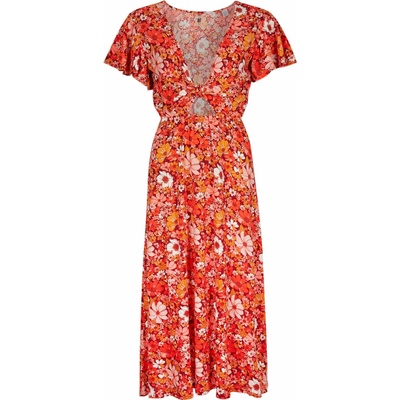 O'Neill Knot Front Dress červená